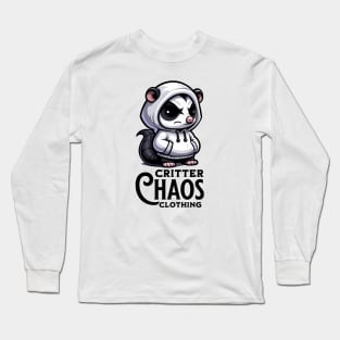 Critter Chaos Logo | Possum Hoodie Long Sleeve T-Shirt